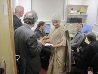 Researchers in the EEG Control room
